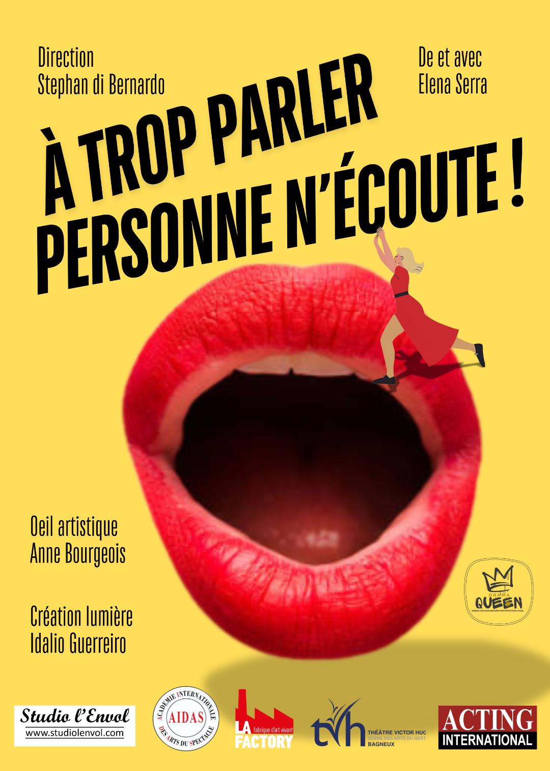 affiche à trop parler personnenecoute